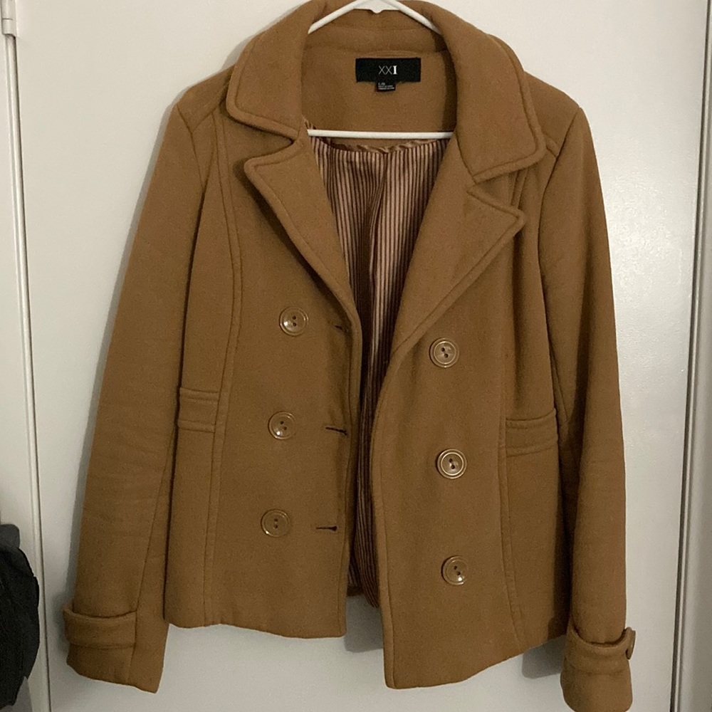 Fairly used forever 21 brown coat